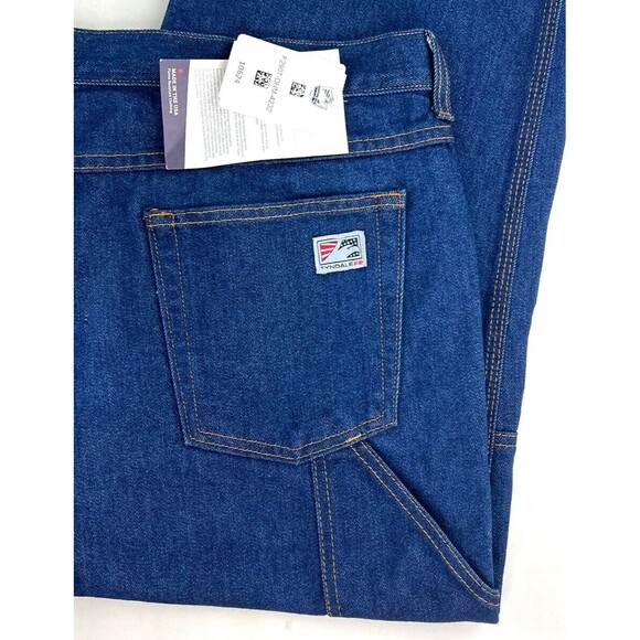 NWT Tyndale F290T Mens 42 x 31 Broken in Relaxed FR Flame Resistant Jeans USA - Picture 4 of 12